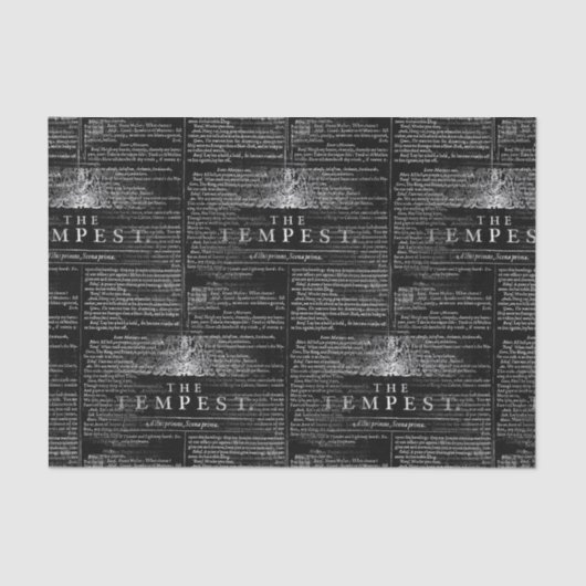 Tempest Shakespeare Play Tissue Paper Tissuepapier (Voorkant)