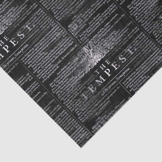 Tempest Shakespeare Play Tissue Paper Tissuepapier (Detail)