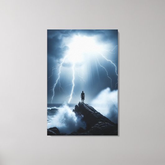 Tempest van de Ziel Canvas Afdruk (Voorkant)