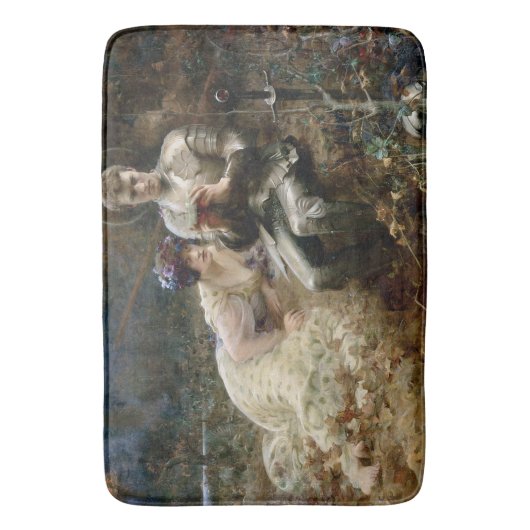 Temping van Sir Percival (Medieval Knight) Badmat (Voorkant Verticaal)