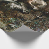 Temping van Sir Percival (Medieval Knight) Cadeaupapier (Hoek)