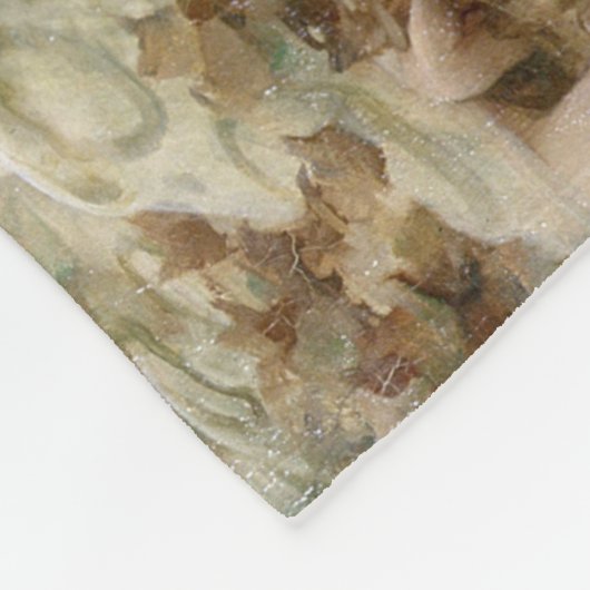 Temping van Sir Percival (Medieval Knight) Fleece Deken (Hoek)