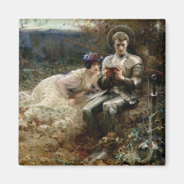 Temping van Sir Percival (Medieval Knight) Magneet