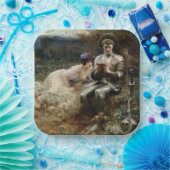 Temping van Sir Percival (Medieval Knight) Papieren Bordje (Feest)