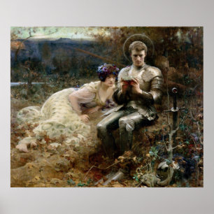 Temping van Sir Percival (Medieval Knight) Poster