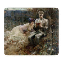 Temping van Sir Percival (Medieval Knight) Snijplank