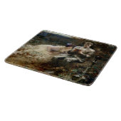 Temping van Sir Percival (Medieval Knight) Snijplank (Hoek)