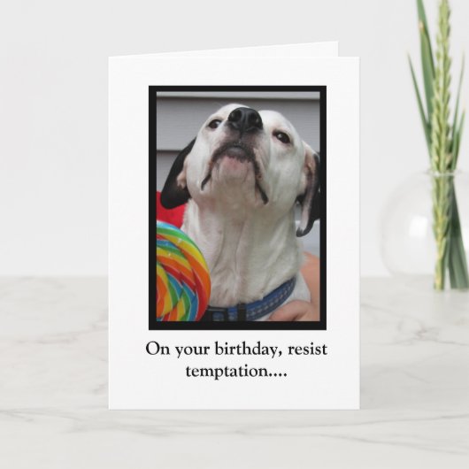 Temping weerstaan kaart (Voorkant)