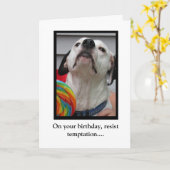 Temping weerstaan kaart (Gele Bloem)