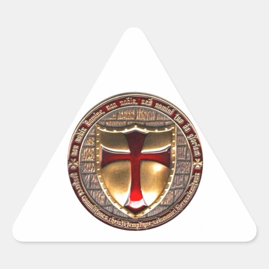 TEMPLAIRE MUNTEN. STICKER (Voorkant)