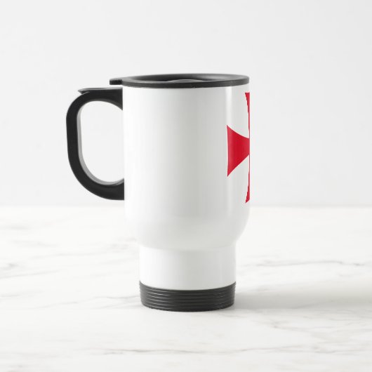 Templar Cross Crusader Travel Mug Reisbeker (Links)