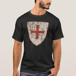 Templar Cross, onderdrukt T-shirt
