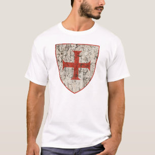 Templar Cross, onderdrukt T-shirt