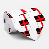 Templar Cross op Beausant Stropdas (Opgerold)