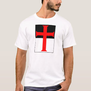Templar Cross op Beausant T-shirt