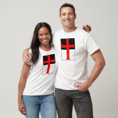 Templar Cross op Beausant T-shirt (Unisex)
