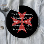 Templar Cross Ronde Button 6,0 Cm (In situ)