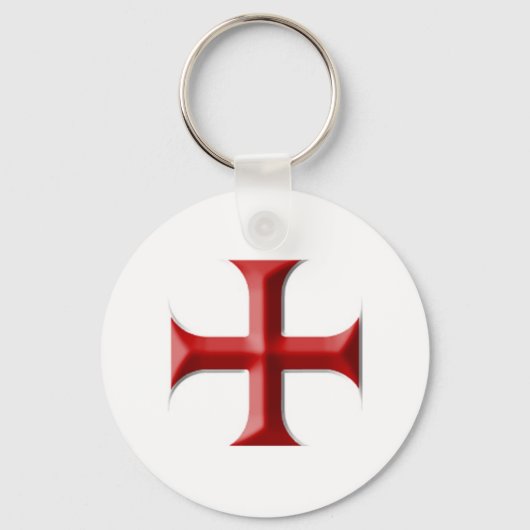 Templar Cross Sleutelhanger (Voorkant)