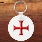 Templar Cross Sleutelhanger (Voorkant)