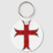 Templar Cross Sleutelhanger (Voorkant)