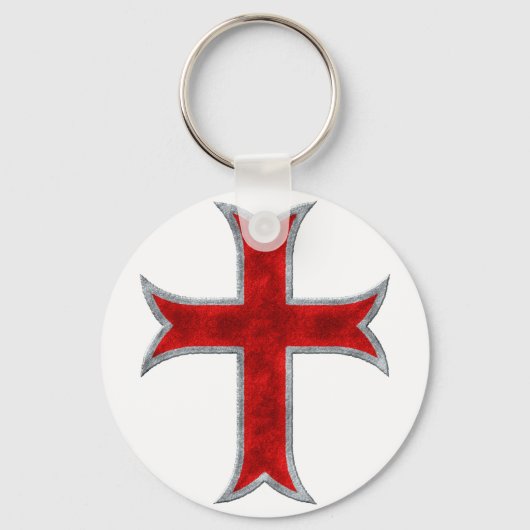 Templar Cross Sleutelhanger (Voorkant)