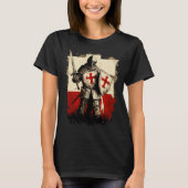 Templar Cross Templar Knights Christians T-shirt (Voorkant)