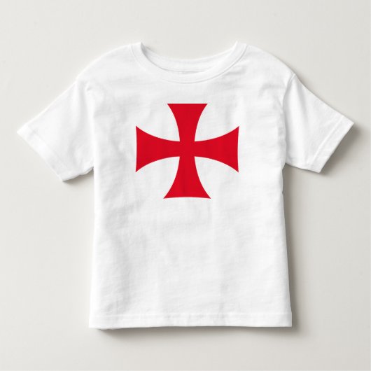 Templar Cross Toddler Tee Shirt (Voorkant)