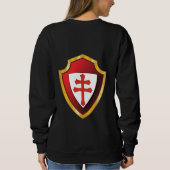 Templar Emblem Cross Sign Afbeelding T-shirt voor (Achterkant)