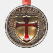TEMPLAR EMBLEM METALEN ORNAMENT (Voorkant)