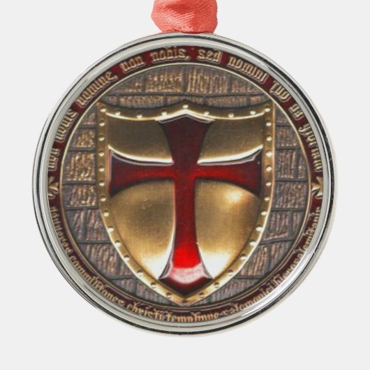 TEMPLAR EMBLEM METALEN ORNAMENT (Voorkant)