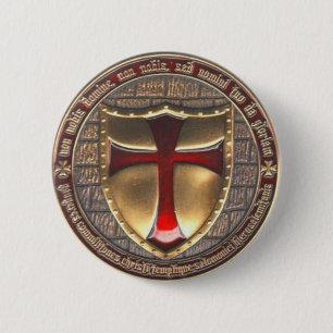 TEMPLAR EMBLEM RONDE BUTTON 5,7 CM