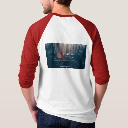 Templar Enigma Baseball T T-shirt (Achterkant)