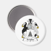 Templar Family Crest Magneet (Voorkant / Achterkant)