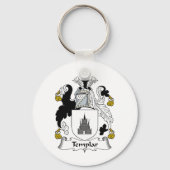 Templar Family Crest Sleutelhanger (Voorkant)