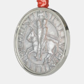 TEMPLAR HET EMBLEEM VAN RIDDERS METALEN ORNAMENT (Links)