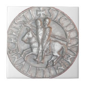 TEMPLAR HET EMBLEEM VAN RIDDERS TEGELTJE (Voorkant)