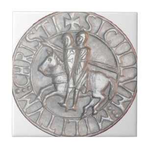 TEMPLAR HET EMBLEEM VAN RIDDERS TEGELTJE