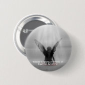 Templar is bezig om het Angelman Syndroom onder de Ronde Button 5,7 Cm (Voorkant /achterkant)