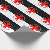 Templar Knight Alpha-Omega Non Nobis Domine Cadeaupapier (Hoek)