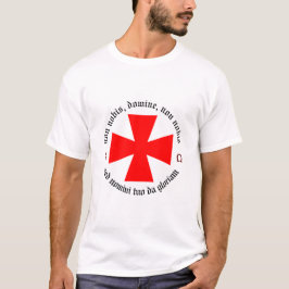 Templar Knight Alpha-Omega Non Nobis Domine T-shirt