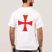 Templar Knight Crusader T-shirt (Achterkant)