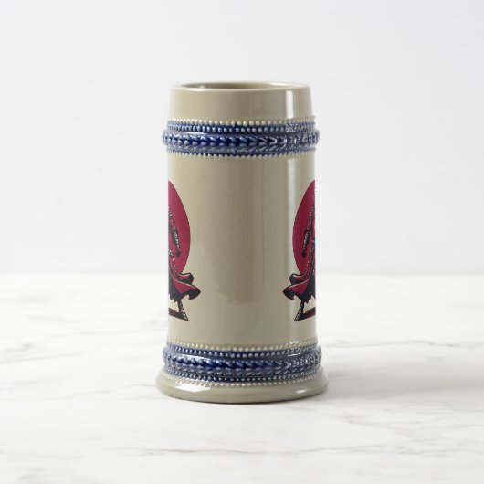 Templar Knight Custom minimalistisch ontwerp Bierpul (Center)