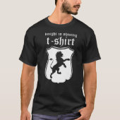 Templar Knight Medieval Fantasy Knight in Shinin T-shirt (Voorkant)