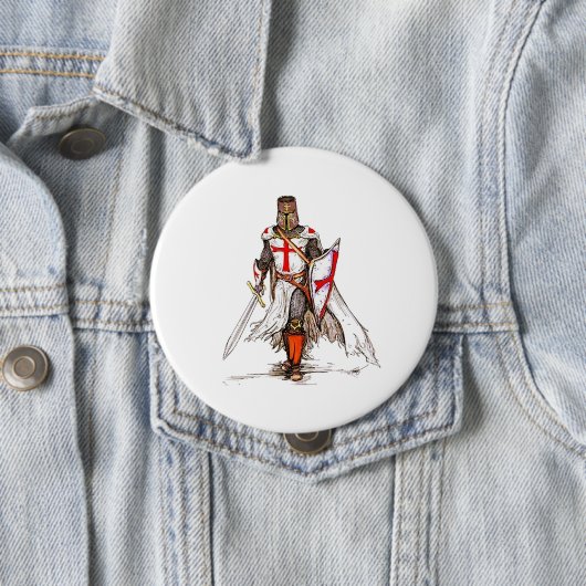 Templar Knight Ronde Button 4,0 Cm (In situ)
