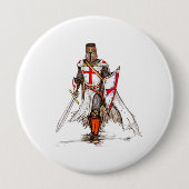 Templar Knight Ronde Button 4,0 Cm (Voorkant)