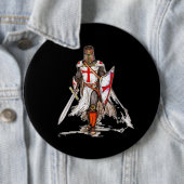 Templar Knight Ronde Button 6,0 Cm (In situ)