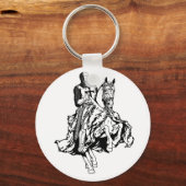 Templar knight sleutelhanger (Voorkant)