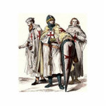 Templar Knight Staand Fotobeeldje<br><div class="desc">Drie Templar Kights</div>