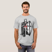 Templar Knight T-shirt (Voorkant volledig)