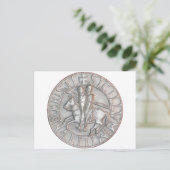 TEMPLAR KNIGHTS EMBLEM BRIEFKAART (Staand voorkant)